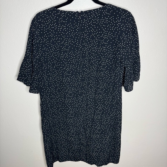 Madewell Polka Dot Shift Dress Knee Length 3/4 Sleeve Flowy - Picture 10 of 12